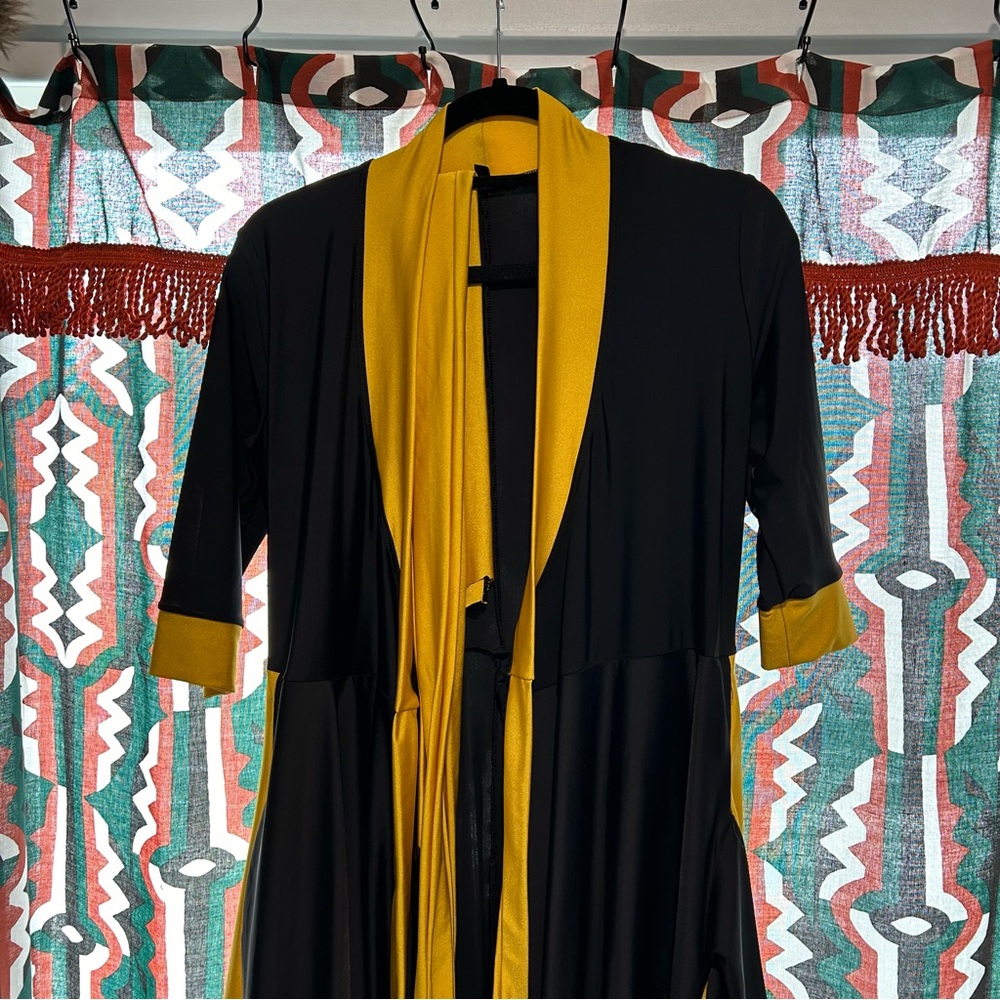 Elhoffer Witch Hufflepuff Harry Potter wrap dress
